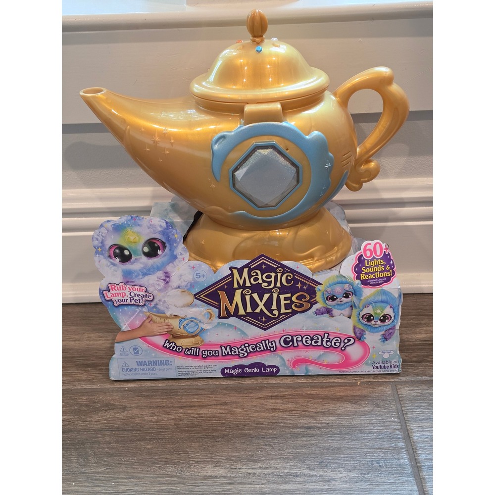 Magic Mixies Magic Genie Lamp Gold Interactive Toy Mist Sounds Lights 14819